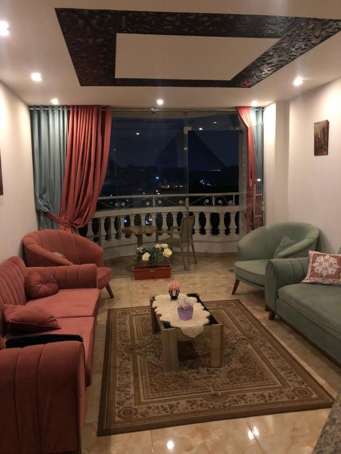 Full Pyramids View Apartment With Balcony For 8 P Kafret el-Gabal Εξωτερικό φωτογραφία