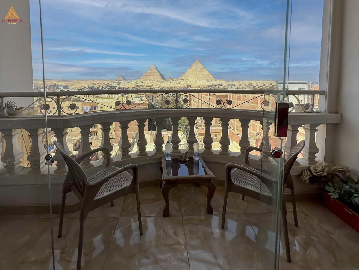 Full Pyramids View Apartment With Balcony For 8 P Kafret el-Gabal Εξωτερικό φωτογραφία