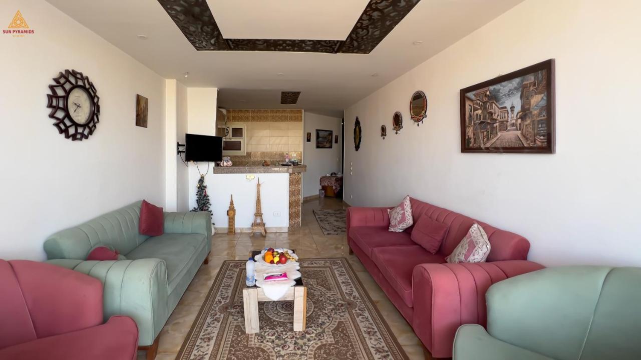 Full Pyramids View Apartment With Balcony For 8 P Kafret el-Gabal Εξωτερικό φωτογραφία