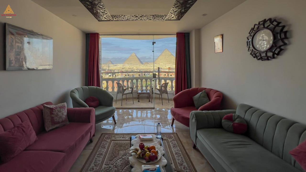 Full Pyramids View Apartment With Balcony For 8 P Kafret el-Gabal Εξωτερικό φωτογραφία